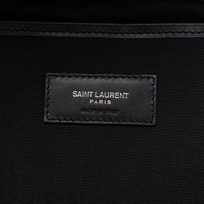 Saint Laurent Canvas City Backpack Navy 7 of 9