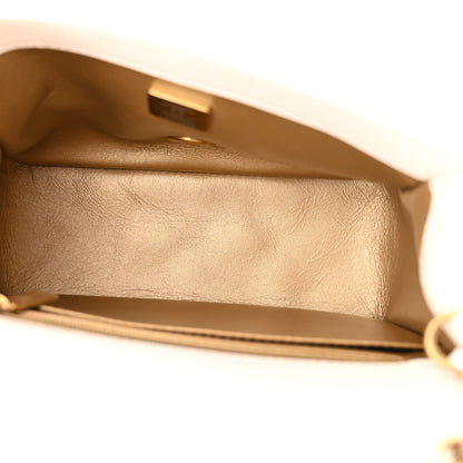Chanel Lambskin Quilted Mini Pearl Crush Flap White 5 of 10