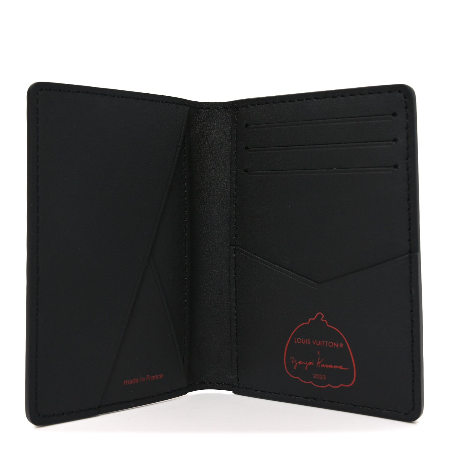 Louis Vuitton LV X YK Empreinte Pocket Organizer Black Red 5 of 7