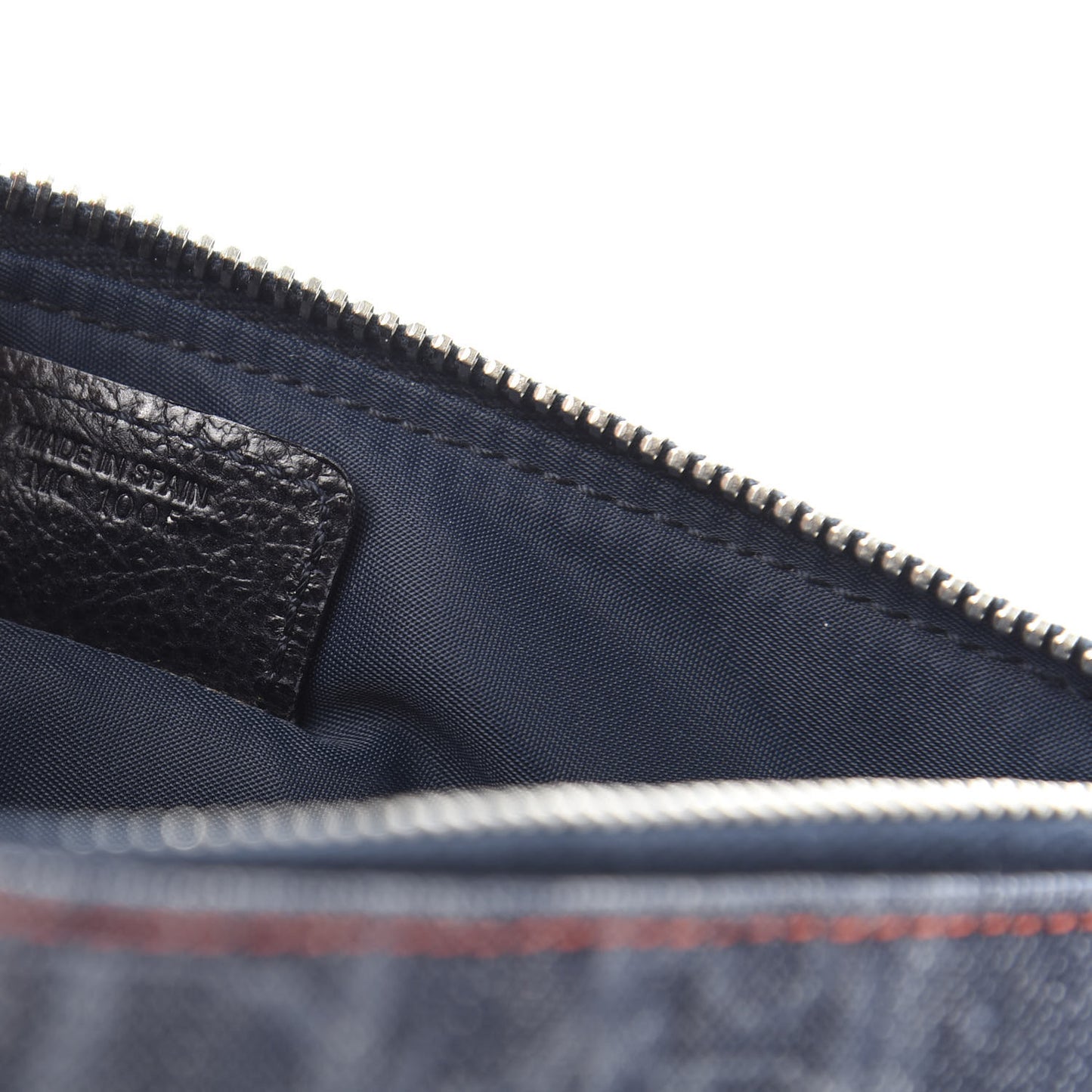 Denim Monogram Mini Saddle Pochette Navy