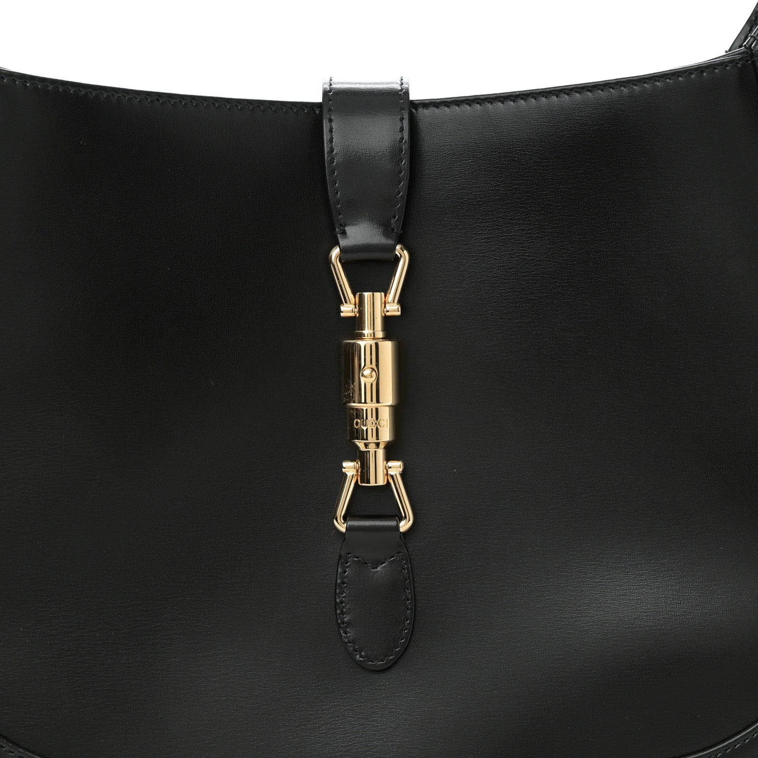 Gucci Boarded Dyana Lux Calfskin Medium Jackie 1961 Hobo Black 8 of 10