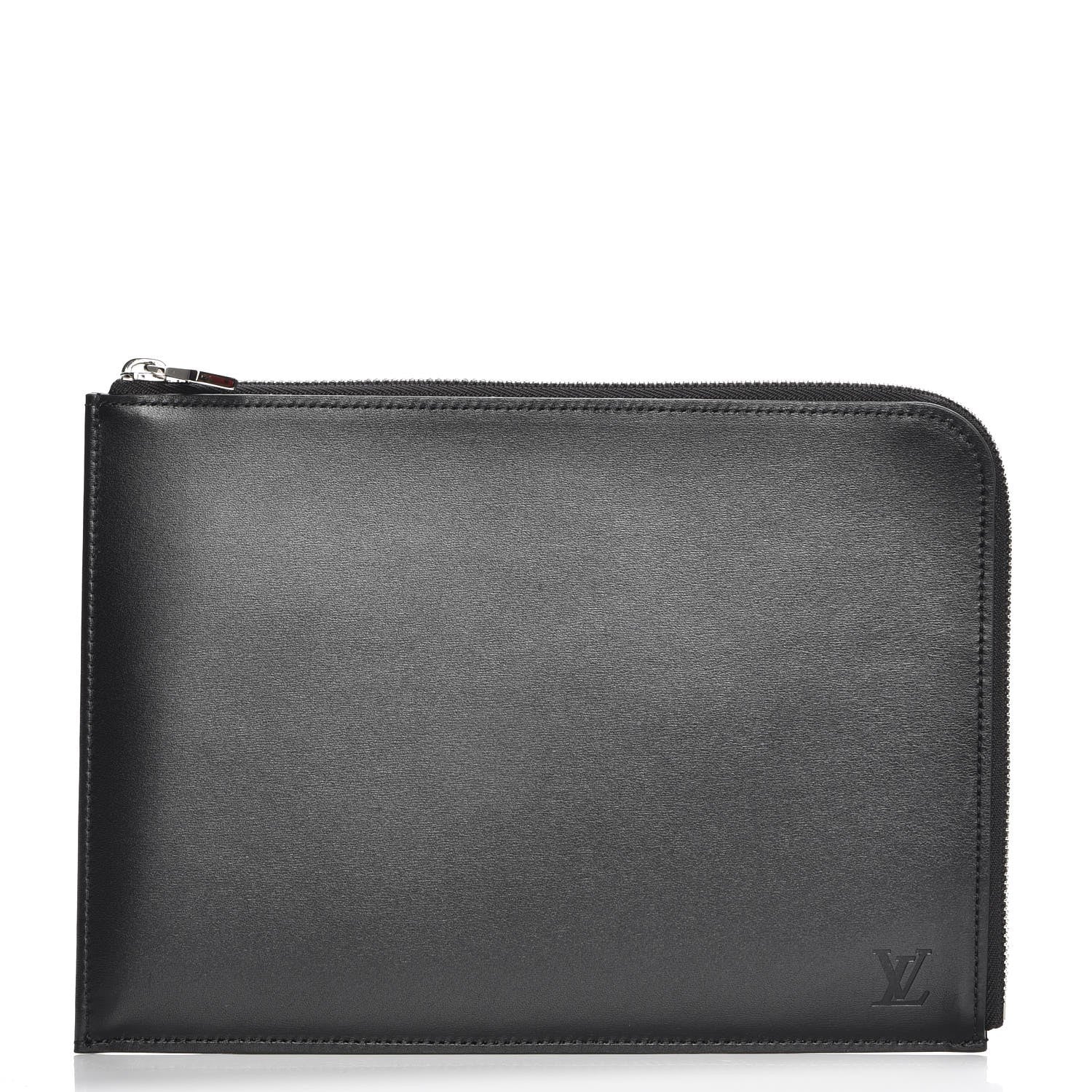 Louis Vuitton Calfskin Souple Pochette Jour PM Black 1 of 8