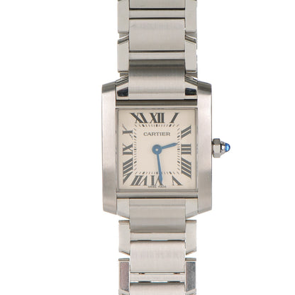Cartier Stainless Steel 20mm Tank Francaise Quartz Watch 1 of 7