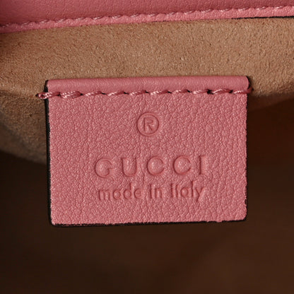 Gucci Wonka Grain Calfskin Mini Diana Tote Bag Wild Rose Fuxia Fluo 6 of 9
