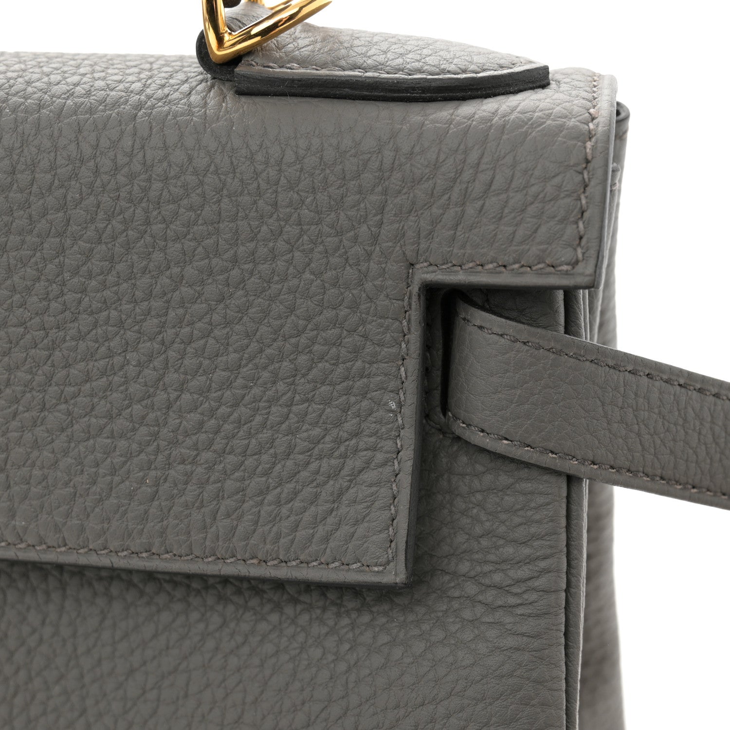 Hermes Togo Kelly Retourne 28 Etain 11 of 14