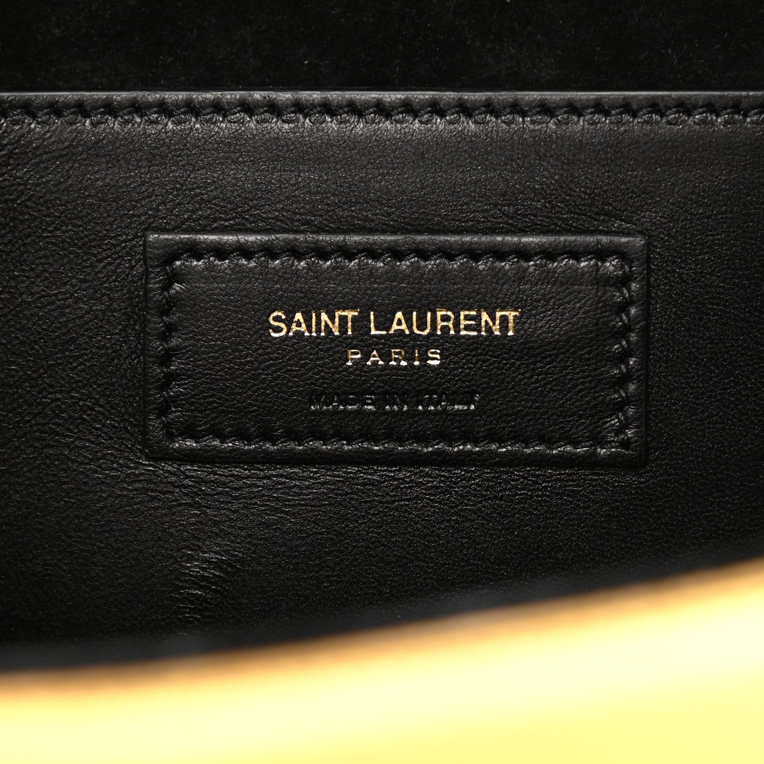 Saint Laurent Metallic Calfskin Monogram Cassandre Clutch Ciad 5 of 8
