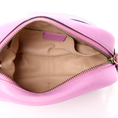 Gucci Calfskin Matelasse Mini GG Marmont Chain Shoulder Bag Candy Mousse 5 of 12