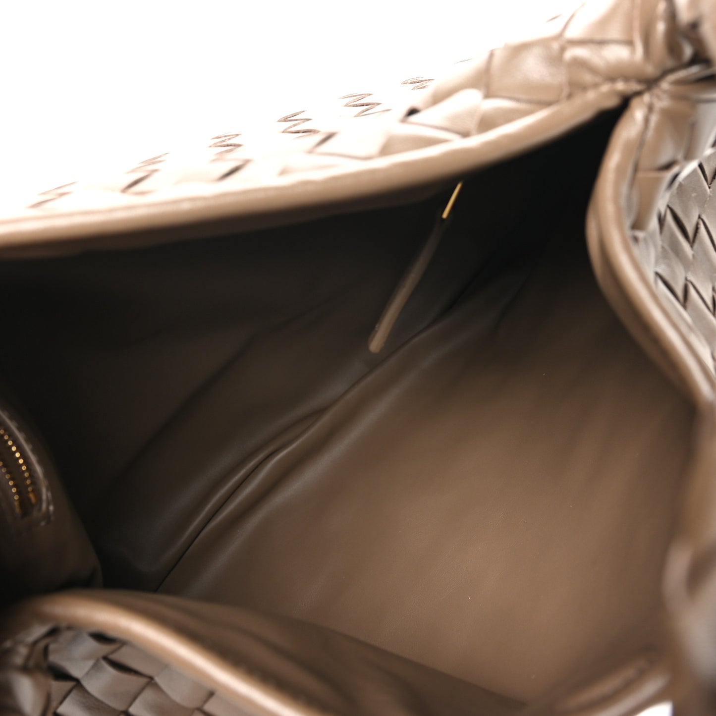Calfskin Intrecciato Small Hop Pinecone