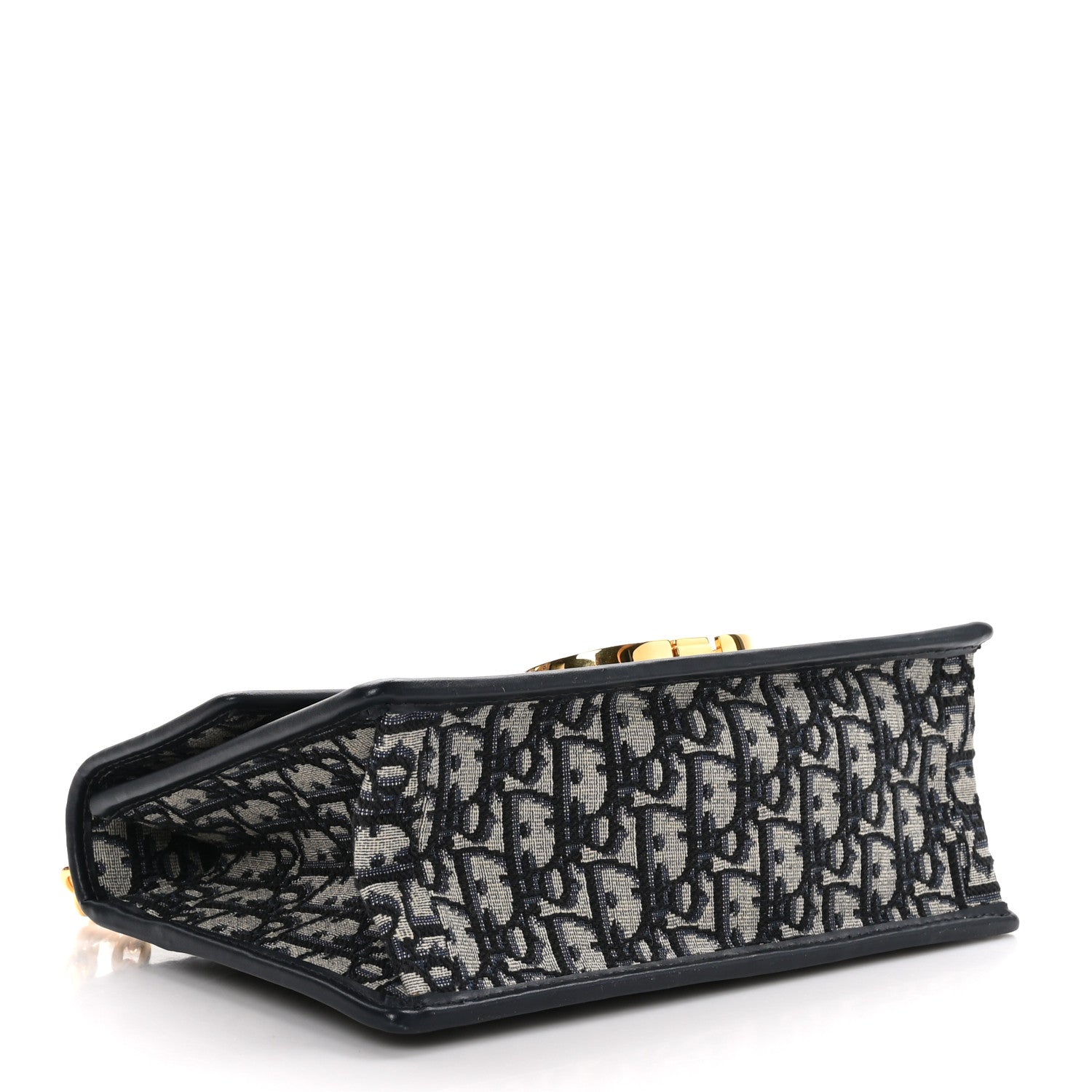 Christian Dior Oblique 30 Montaigne Chain Flap Bag Rococo Gold 4 of 9