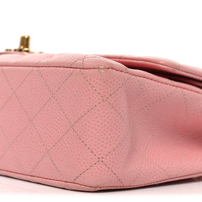 Chanel Caviar Quilted Medium Double Flap Pink 9 of 9