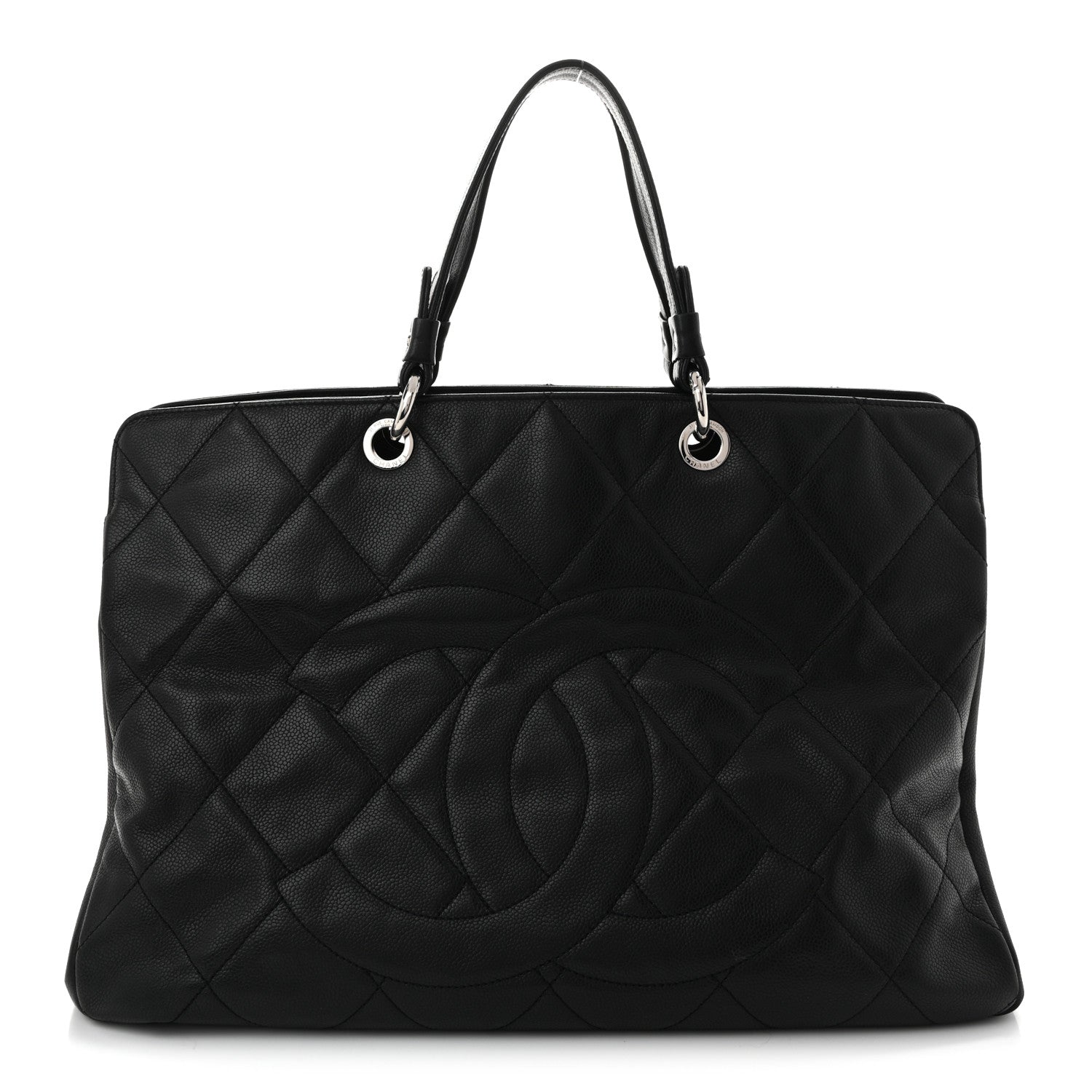 Chanel Caviar Quilted Timeless CC XL Shopping Tote Black 1 of 10