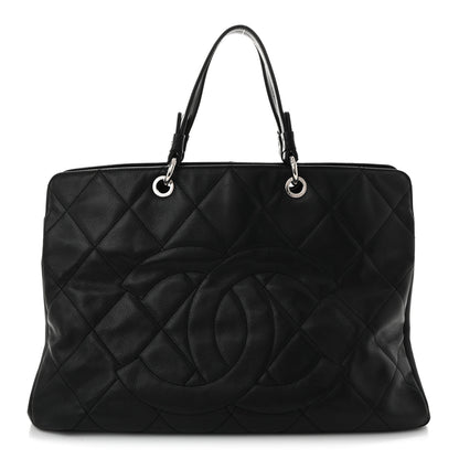 Chanel Caviar Quilted Timeless CC XL Shopping Tote Black 1 of 10