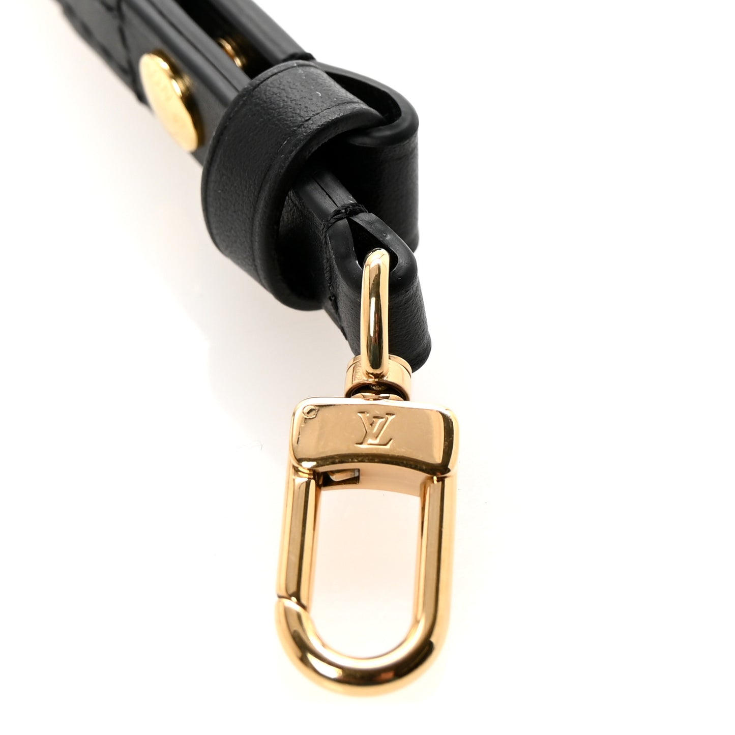 Calfskin Ivy Shoulder Strap Black