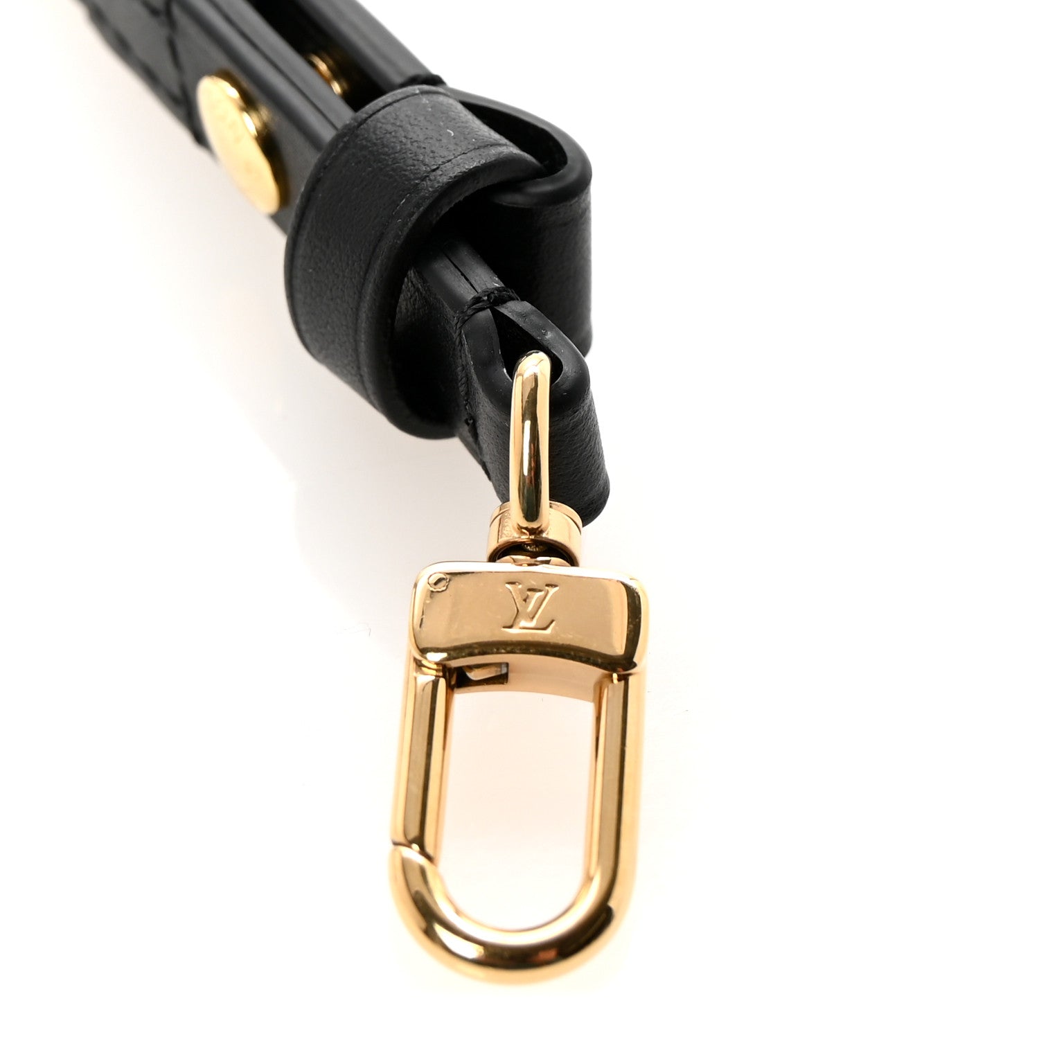 Louis Vuitton Calfskin Ivy Shoulder Strap Black 3 of 3