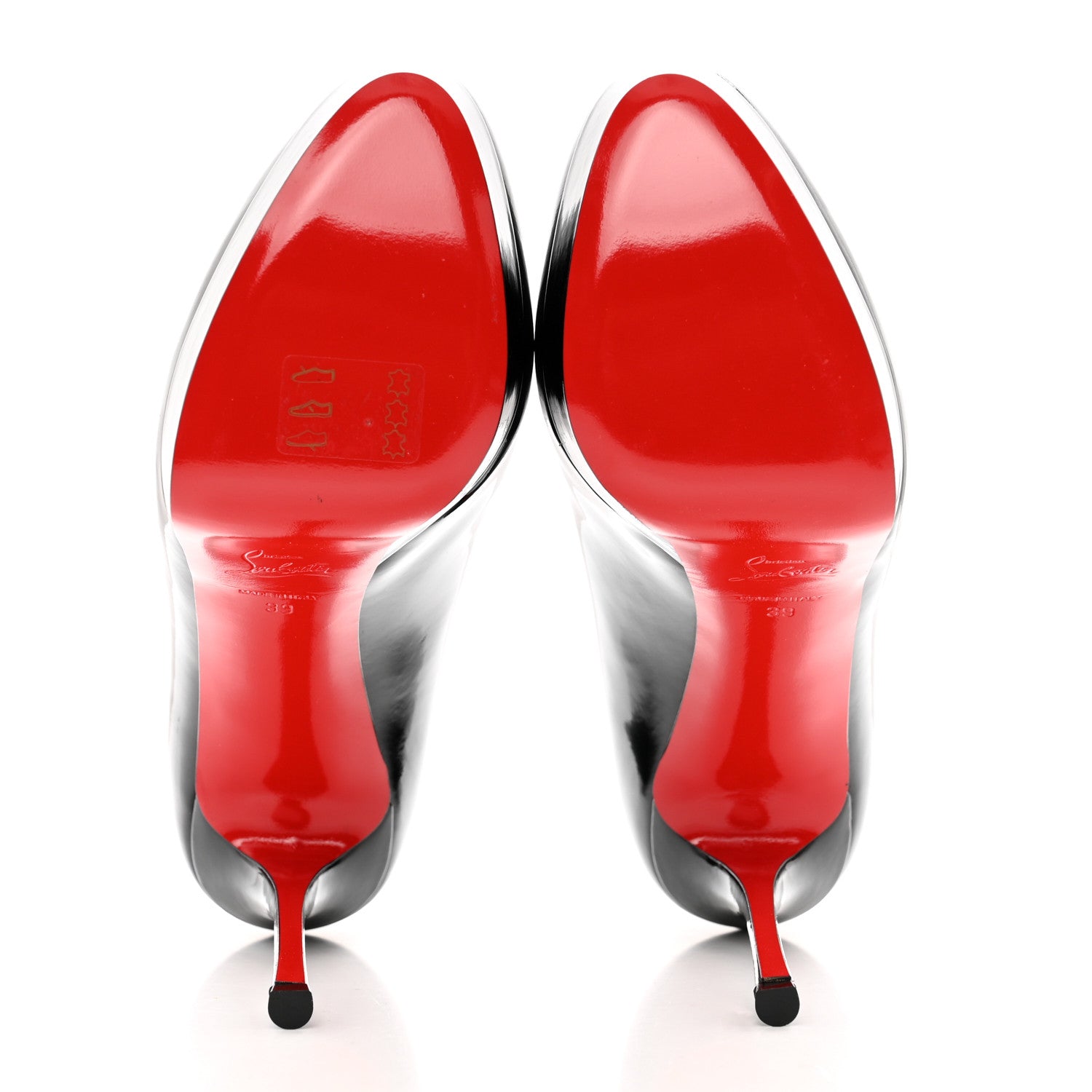 Christian Louboutin Patent Dirditta 130 Platform Pumps 39 Black 5 of 8
