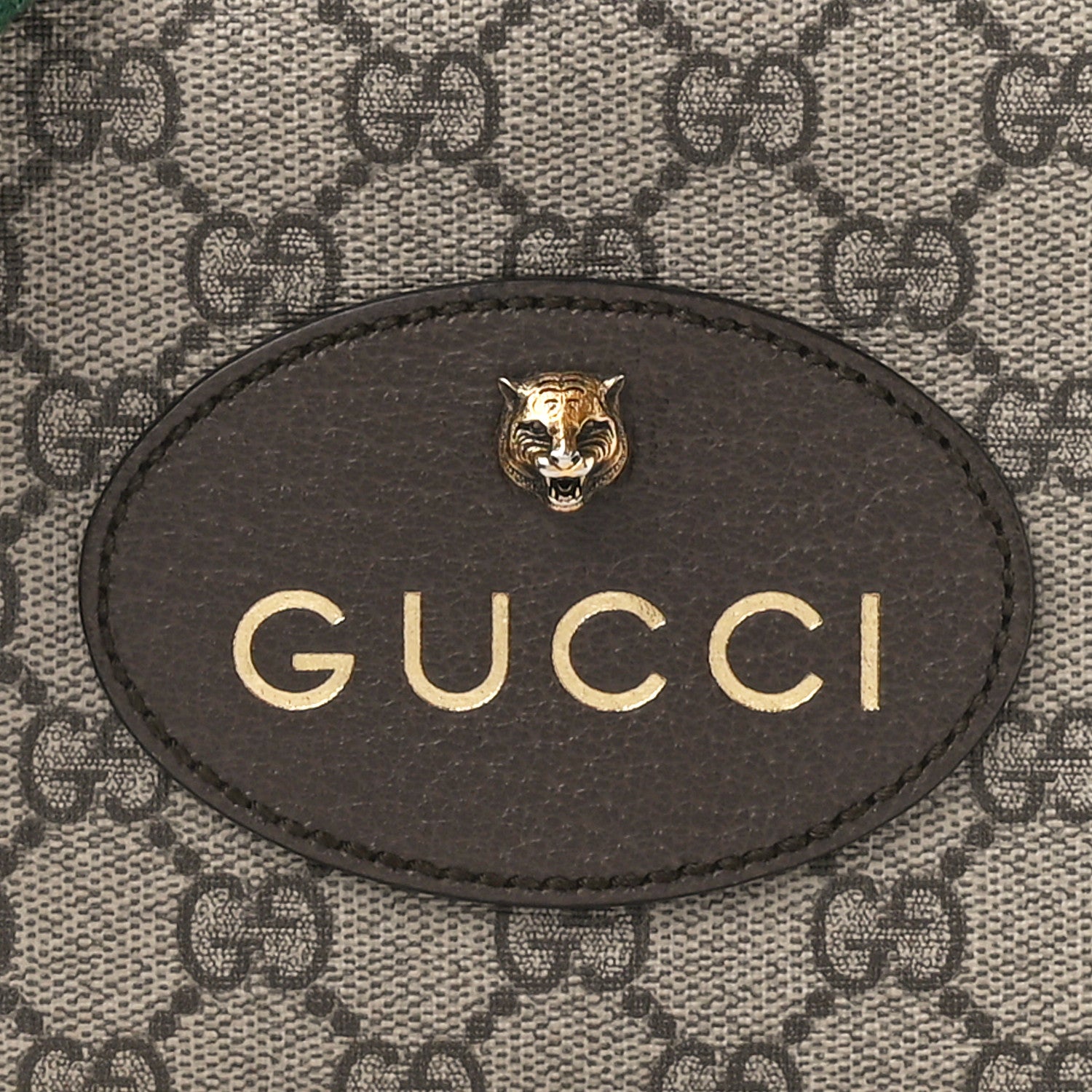 Gucci GG Supreme Monogram Web Neo Vintage Shoulder Bag Beige New Acero Crop 9 of 11