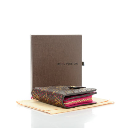 Louis Vuitton Monogram Perforated Compact Zipped Wallet Fuchsia 4 of 7