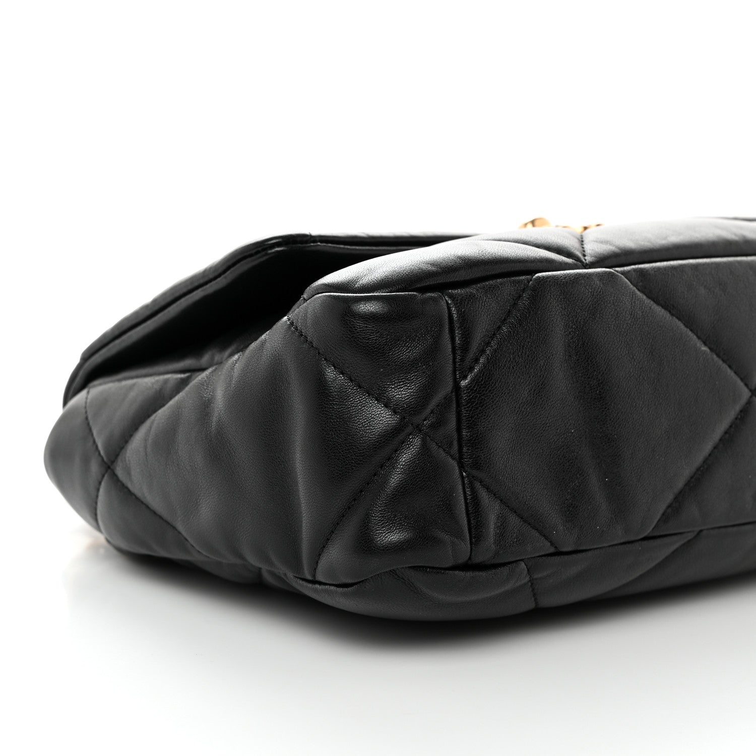 Chanel Lambskin Quilted Medium Chanel 19 Flap Black 9 of 12