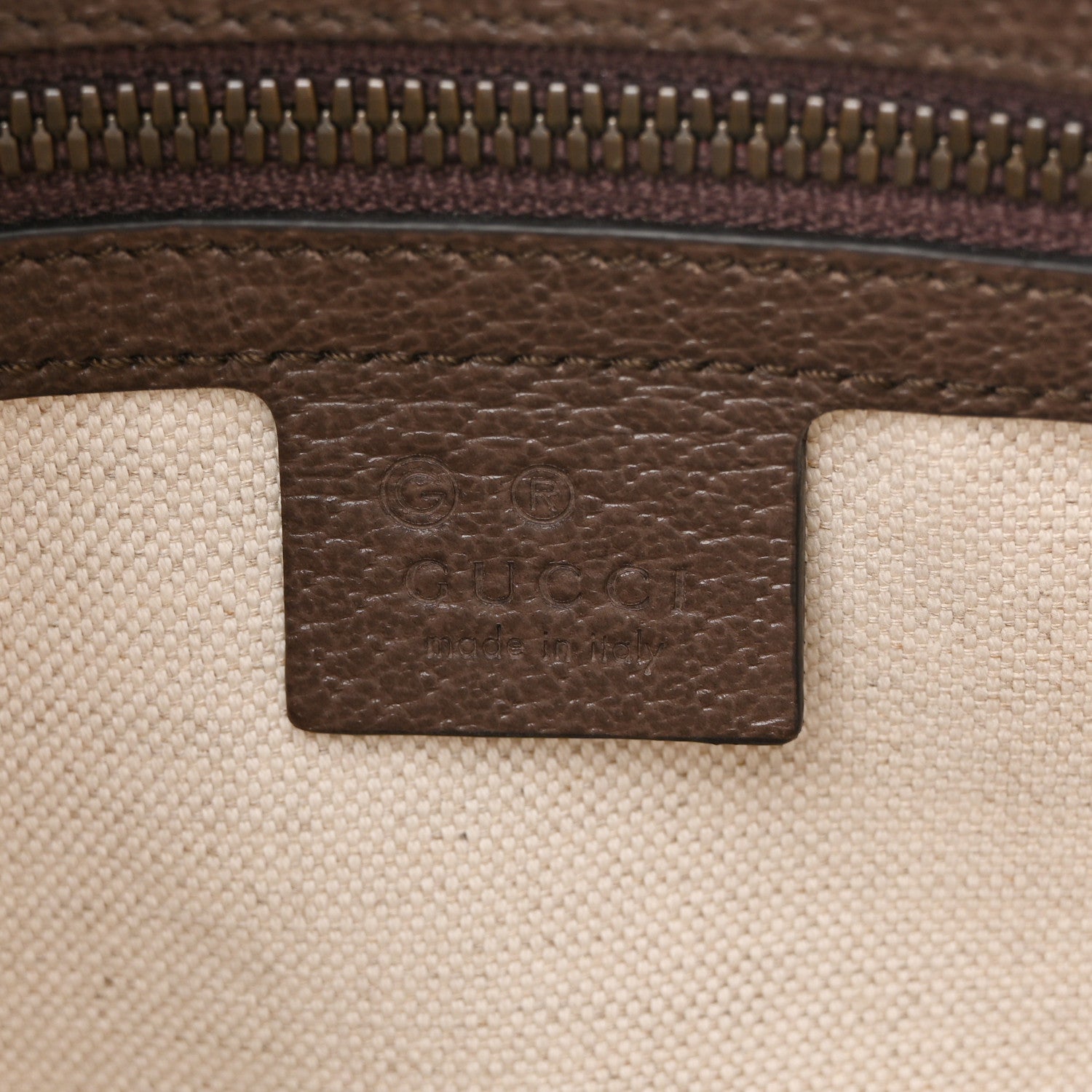 Gucci GG Supreme Monogram Web Medium Ophidia Messenger Bag Brown 6 of 13