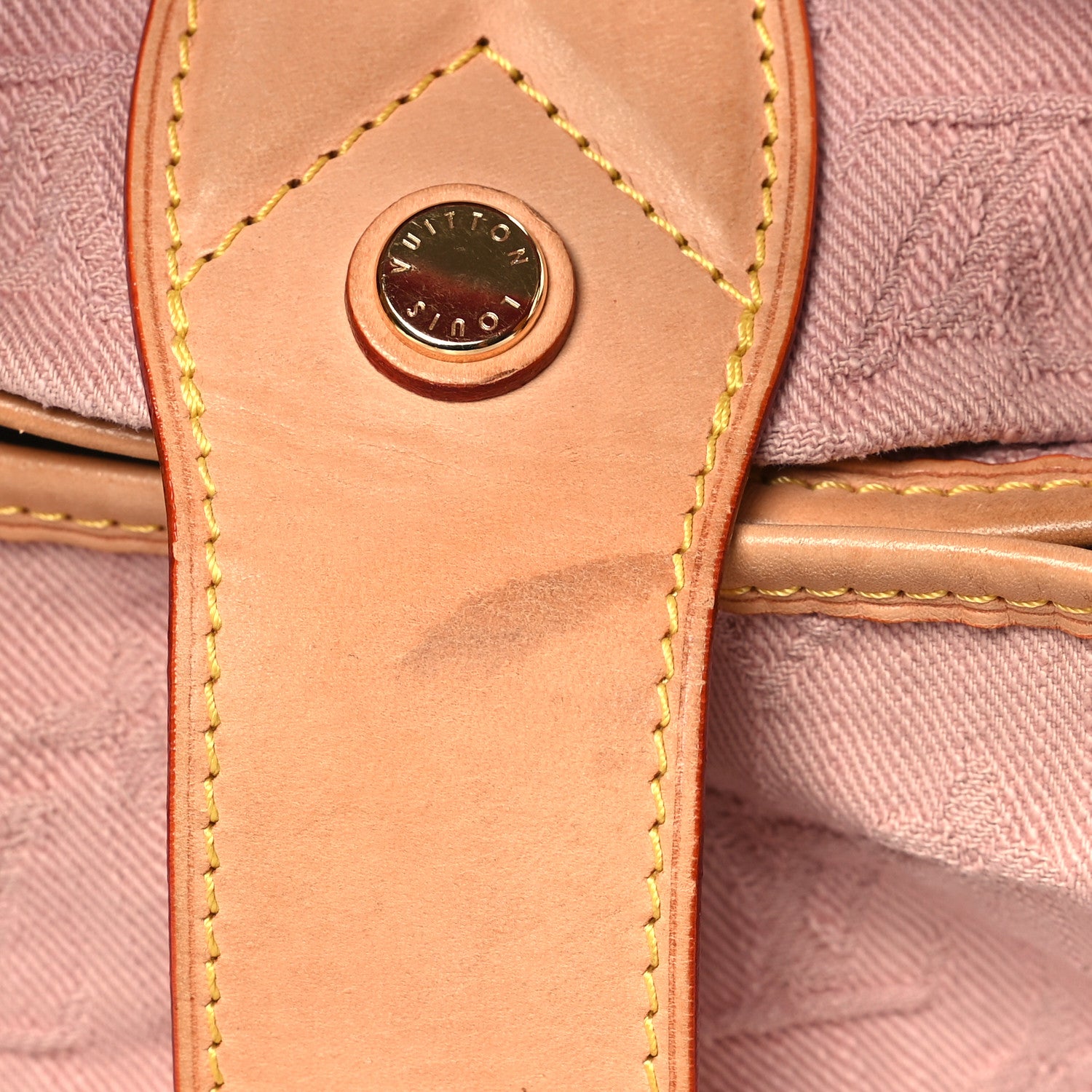 Louis Vuitton Denim Quilted Monogram Sunbeam Rouge Fauviste 9 of 9