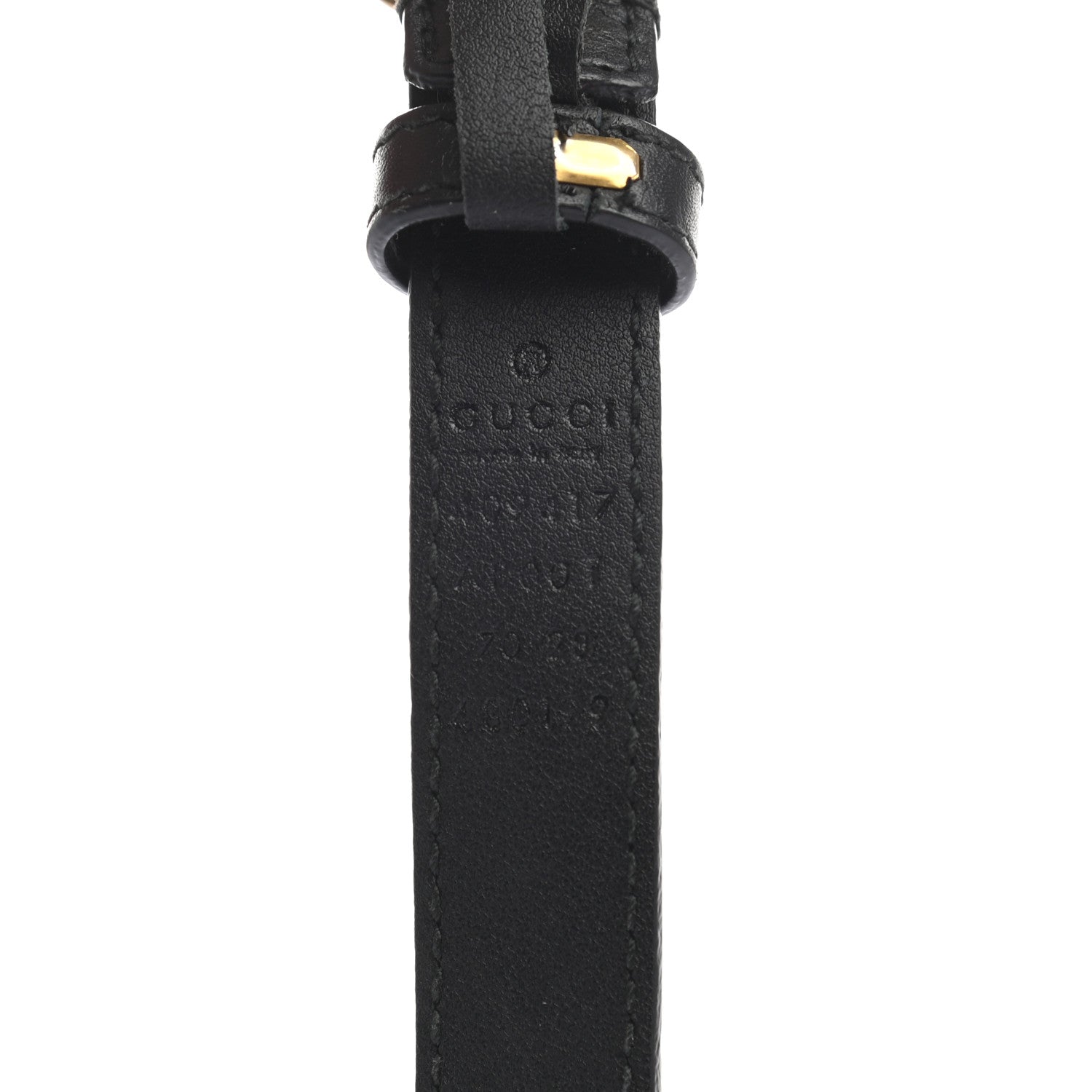 Gucci Calfskin Double G 20mm Belt 70 28 Black 5 of 5