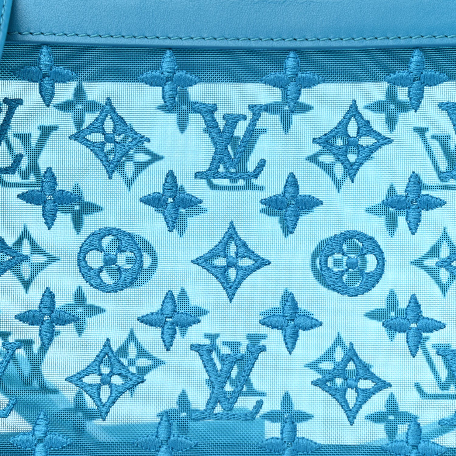 Louis Vuitton Monogram See Through Soft Trunk Turquoise 7 of 11