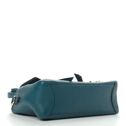 Chloe Calfskin Small Faye Day Shoulder Bag Blue 4 of 9