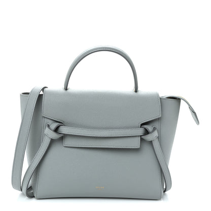 Celine Grained Calfskin Micro Belt Bag Cloud 1 of 11