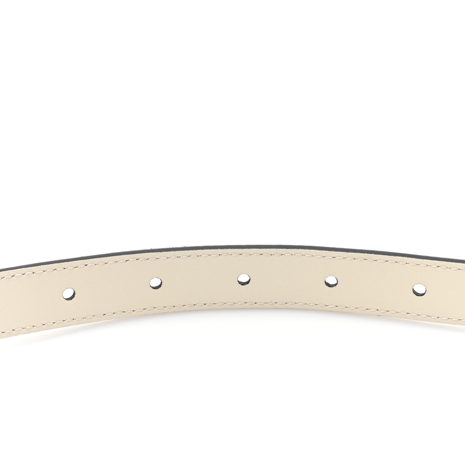 Gucci Calfskin Double G 20mm Belt 75 30 Mystic White 5 of 6