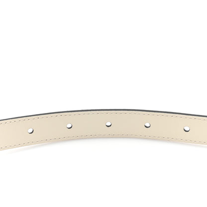 Gucci Calfskin Double G 20mm Belt 75 30 Mystic White 5 of 6