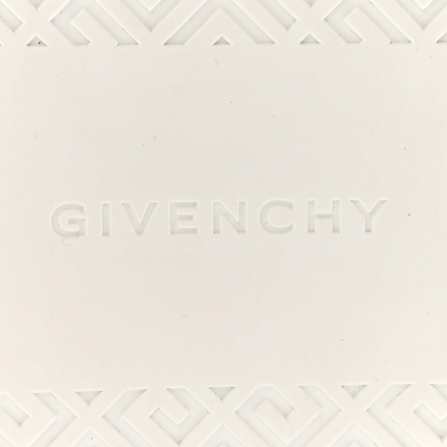 Calfskin Logo Debossed Town Sneakers 43 White