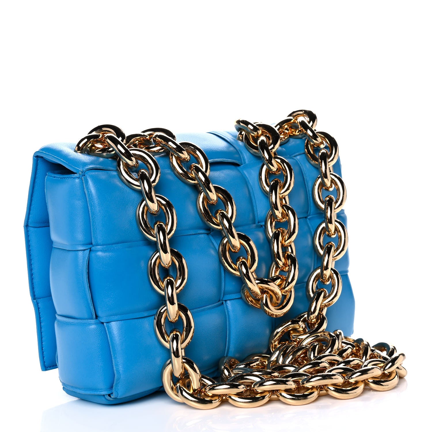 Bottega Veneta Lambskin Maxi Intreccio Padded Chain Cassette Crossbody Bag 3 of 11