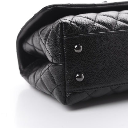 Chanel Caviar Quilted Mini Coco Handle Flap So Black 4 of 9