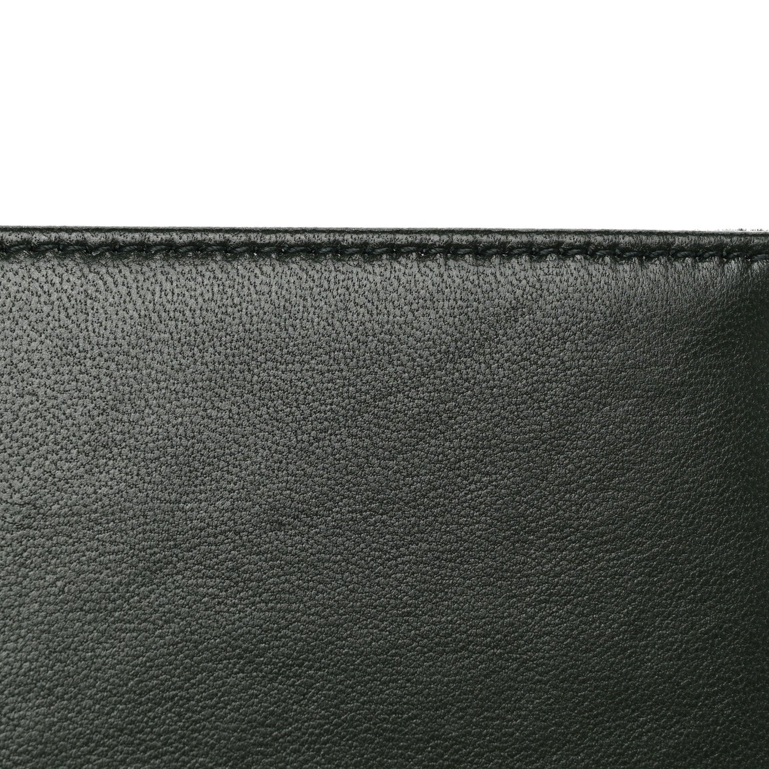 Saint Laurent Velvet Crystal Monogram Kate Tassel Chain Wallet Dark Green 12 of 20