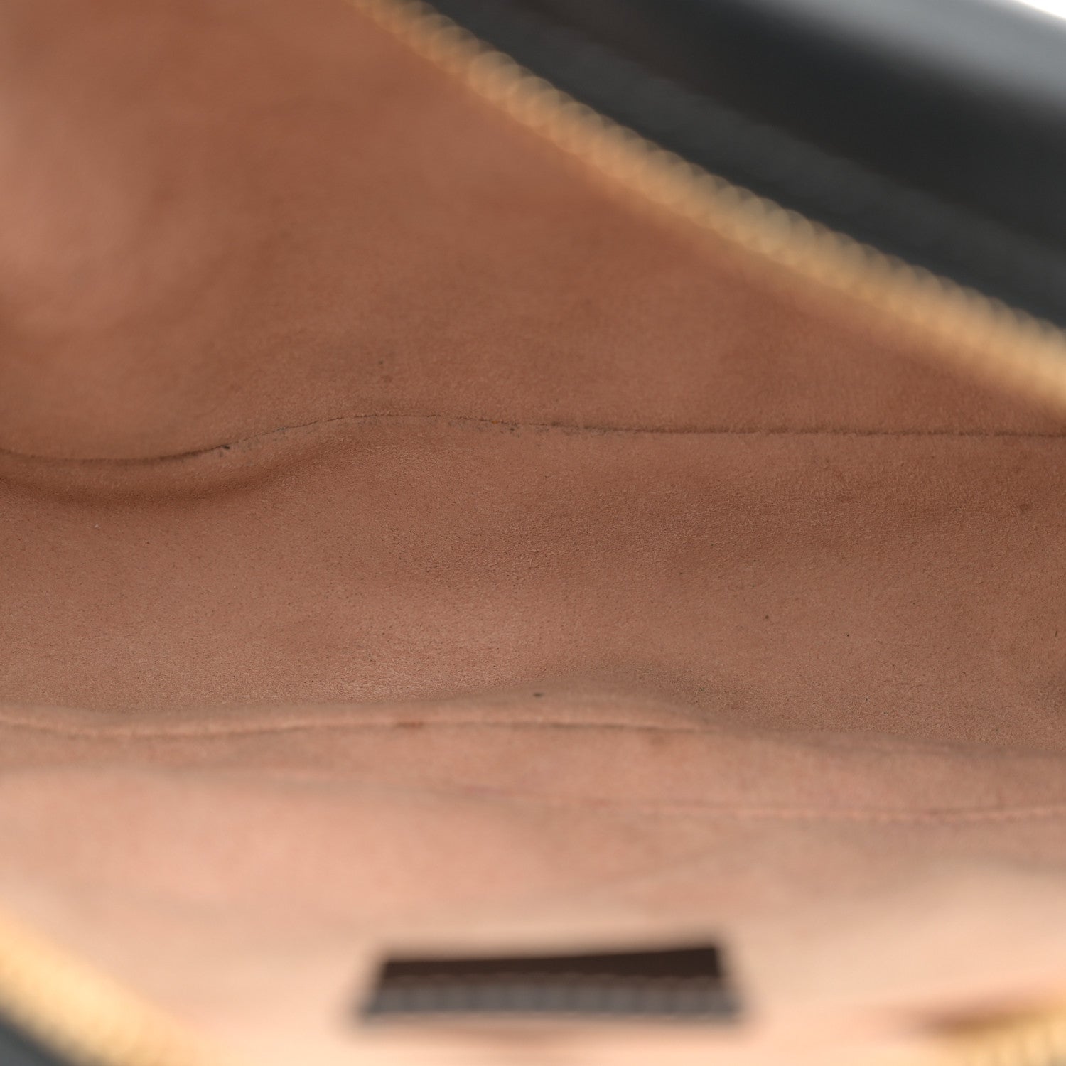 Gucci Monogram Matelasse Diagonal Small GG Marmont Chain Shoulder Bag Beige Black 5 of 14