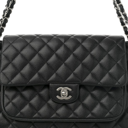 Chanel Caviar Quilted Flap Tote Black 8 of 11