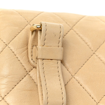 Chanel Lambskin Quilted Flap Waist Belt Bag 75 30 Beige 23 of 24