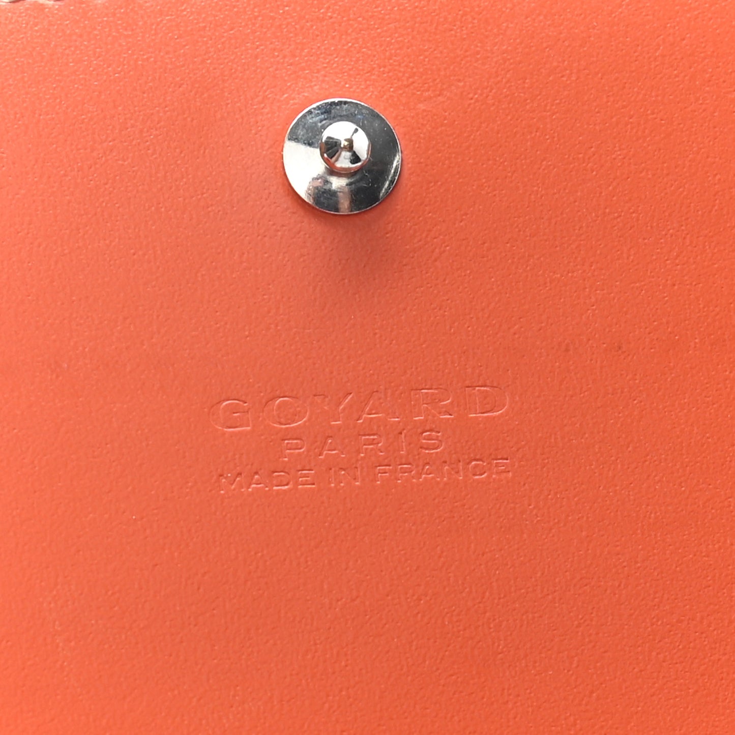 Goyardine Varenne Long Wallet Orange