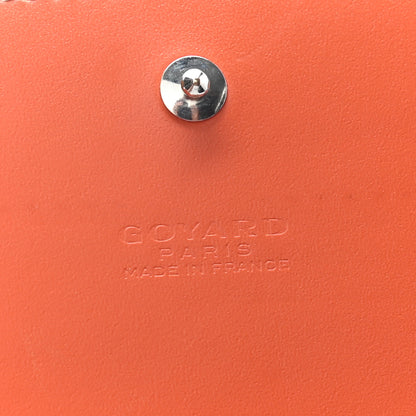 Goyard Goyardine Varenne Long Wallet Orange 6 of 8