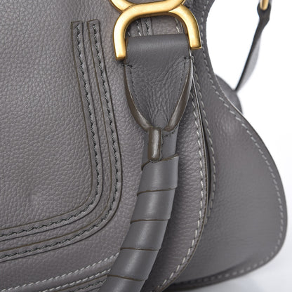 Chloe Calfskin Medium Marcie Satchel Cashmere Grey 14 of 16