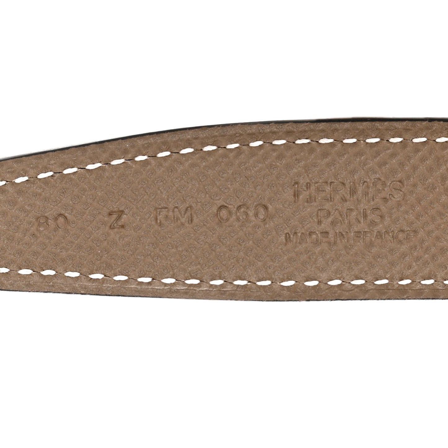 Swift Epsom H Belt 80 32 Black Etoupe