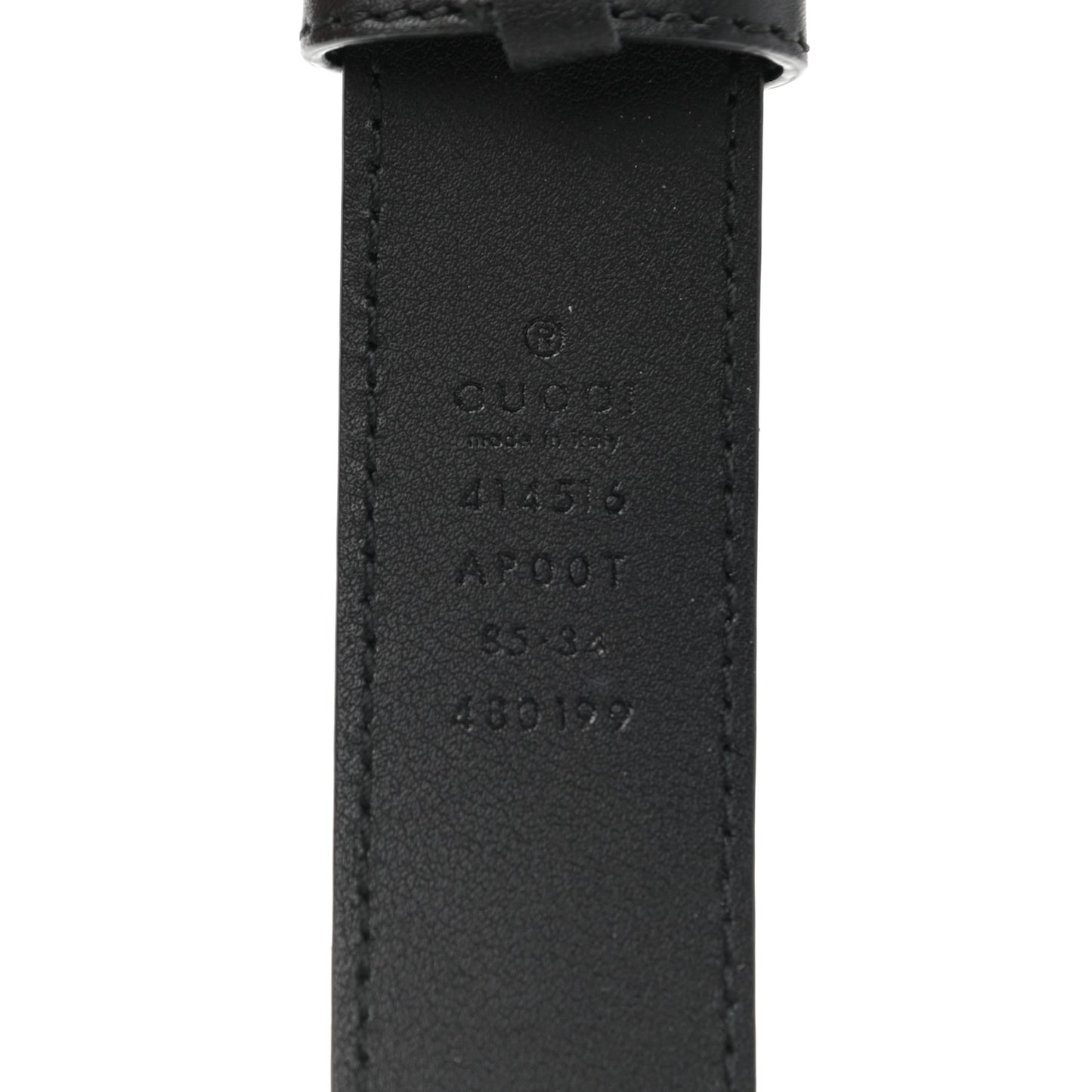 Calfskin Double G 30mm Belt 85 34 Black