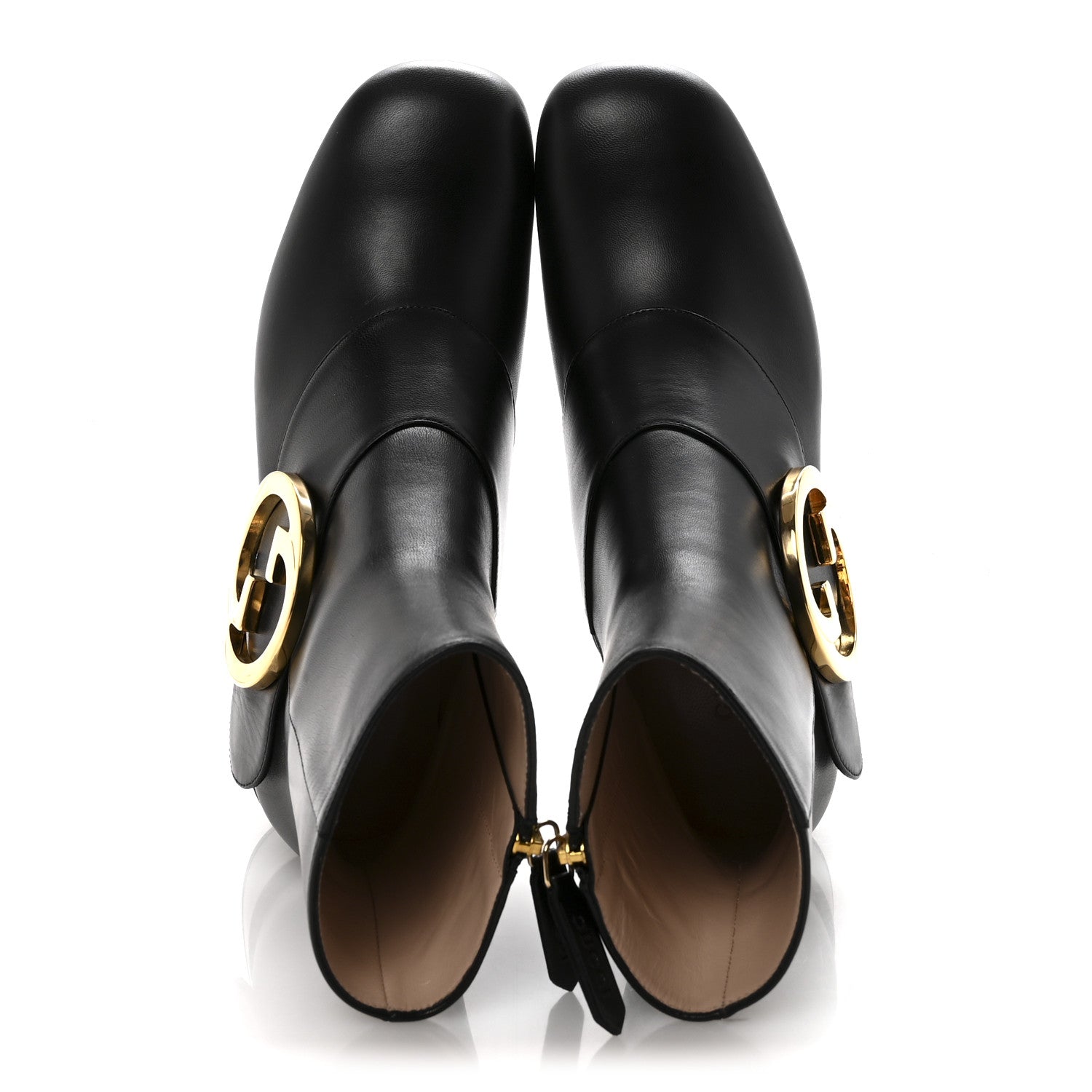 Gucci Malaga Kid GG Blondie 55mm Ankle Boots 35 Black 2 of 9