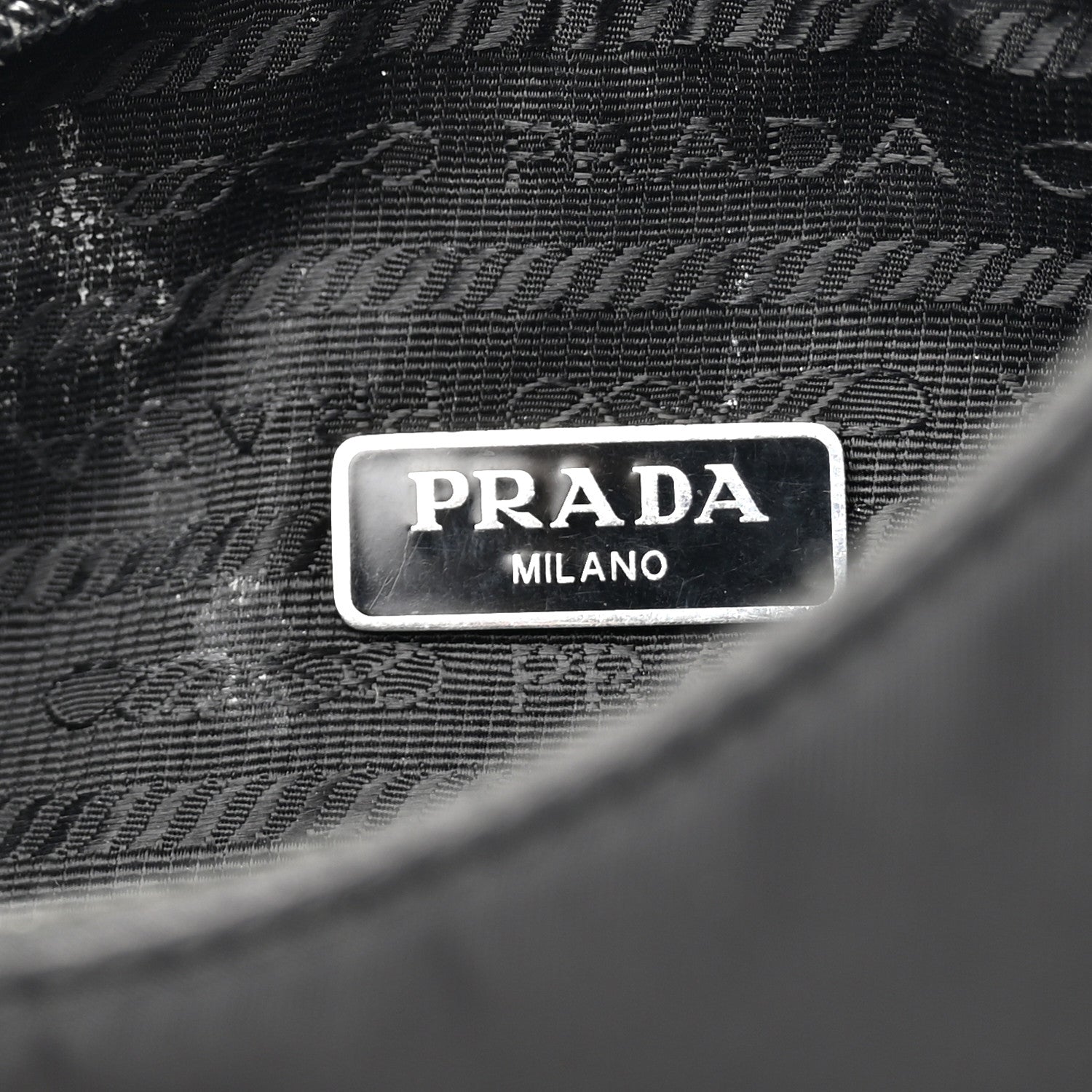 Prada Tessuto Nylon Mini Re-Edition 2000 Bag Black 7 of 12
