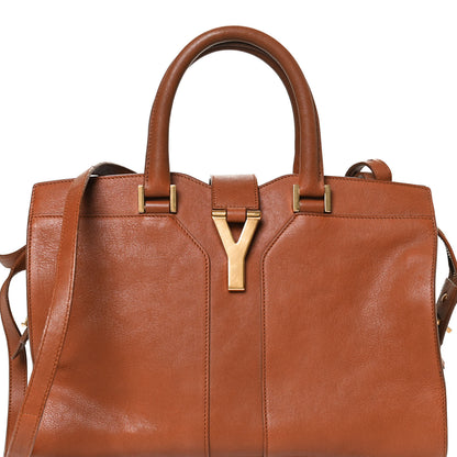 Saint Laurent Calfskin Small Classic Y Cabas Cognac 8 of 10
