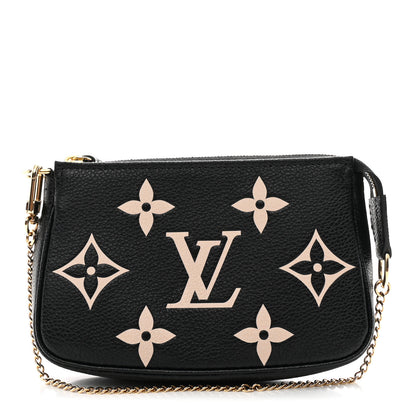 Louis Vuitton Empreinte Monogram Giant Mini Pochette Accessories Black 1 of 7