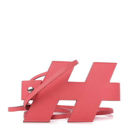 Hermes Chevre H Tag Phone Case Rose Lipstick 1 of 10