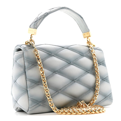 Louis Vuitton Lambskin Malletage GO-14 MM Ecume 4 of 10