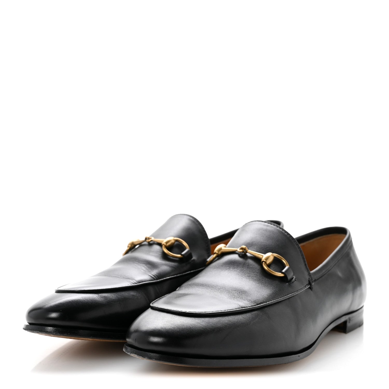 Gucci Calfskin Womens Jordaan Loafers 39 Black 4 of 13