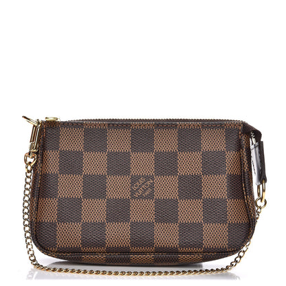 Louis Vuitton Damier Ebene Mini Pochette Accessories 1 of 8
